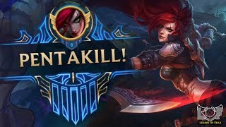 Best Pentakill Montage - League Of Legends 1V5, 200 Iq, 13 Minutes... Lol