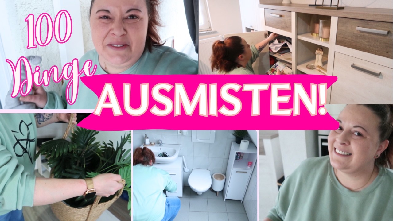 100 Dinge ausmisten in 1 Stunde| Fräulein Jasmin