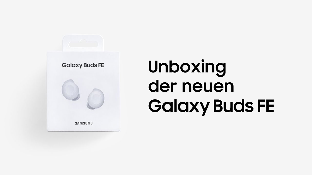 video Samsung Galaxy Buds FE