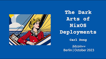 Simple, secure production deployments with nix-rebuild and systemd-creds | Carl Dong | bitcoin++