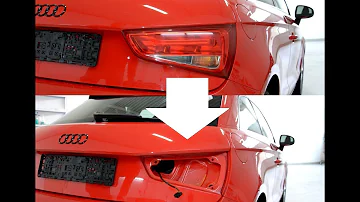 Comment changer clignotant arrière Audi a1 ?