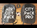Aer SF City Pack vs City Pack Pro Backpack Comparison