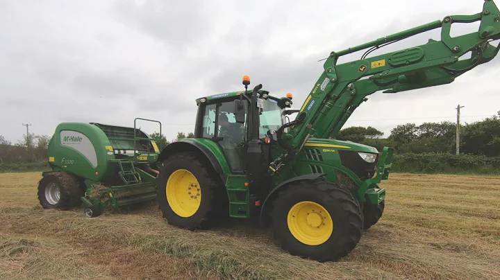 Baling Silage by the river!