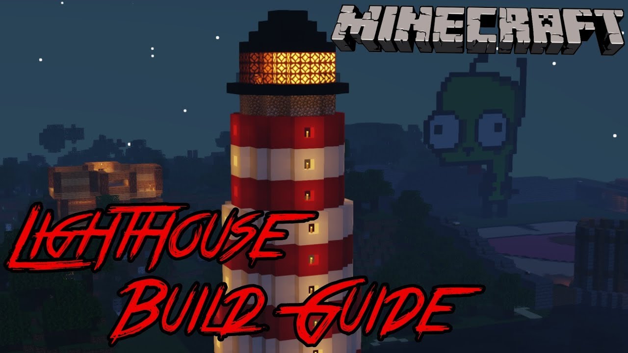 Redstone Lighthouse Build - Minecraft - YouTube