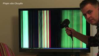 SONY TV vertical lines problem and temporary solution | Phạm Văn Chuyển