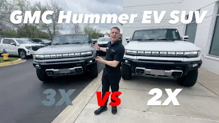 3X vs. 2X Hummer EV SUV