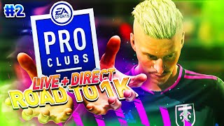 Non-stop Plays!! ... ROAD TO 1K PRO CLUB GOALS #2