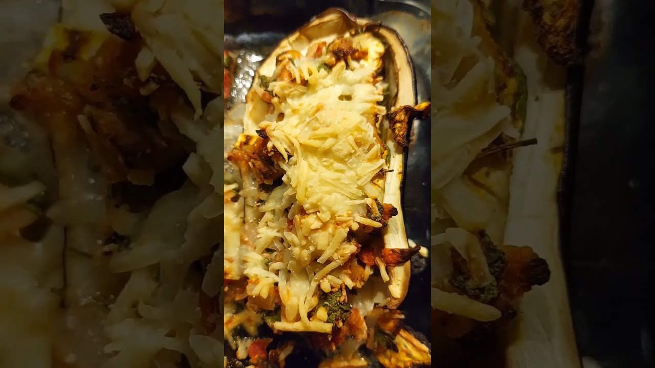 #LidlKochen Papoutsakia – Griechische, mit veganem Hack gefüllte ...