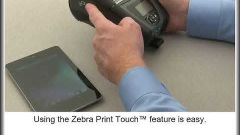 Introduction to the Zebra QLn420 - Using the Zebra Print Touch feature | Accept UK