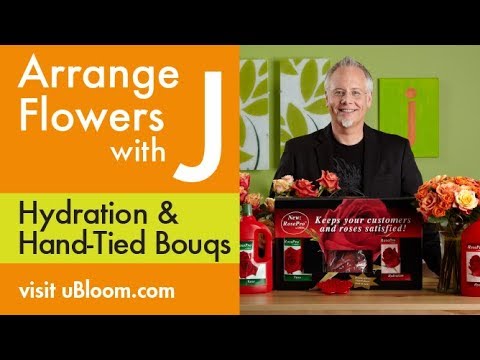 How to Hydrate your Roses, Gerberas and Hydrangeas and Making a Hand ...