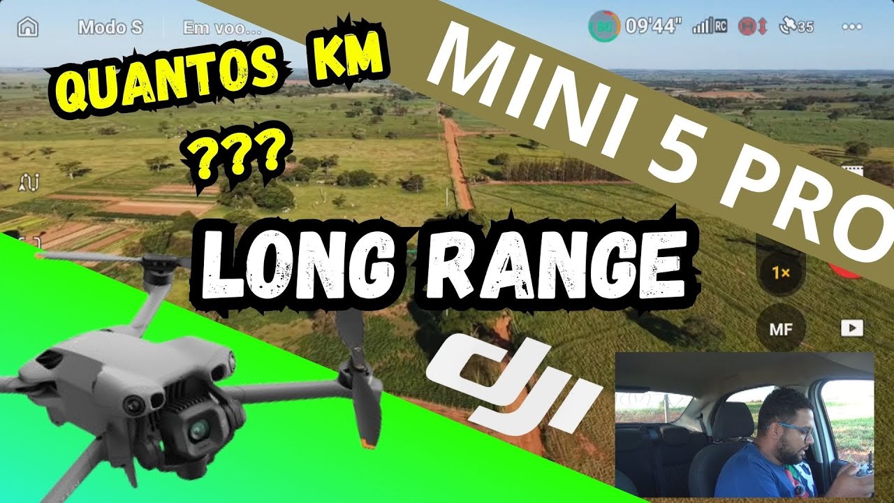 Looong RANGE com o DJI MINI 5 PRO - Teste de LONGA DISTANCIA - YouTube