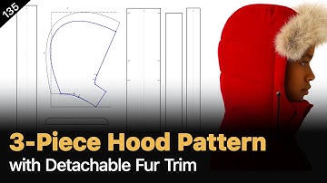 How to Make a Stylish Detachable Hood with Fur Trim: 3-Piece Hood Construction