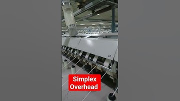 simplex overhead #spinningmills #ringframe