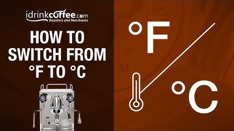 How to Switch Between Fahrenheit and Celsius on ECM Mechanika Slim with PID | iDrinkCoffee.com Guide