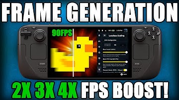 Lossless Scaling On Steam Deck Just Keeps Getting Better! INSANE FPS BOOSTS!