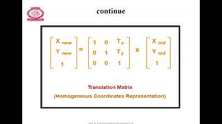 Computer Graphics:2D transformations Translation & Scaling