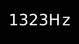Speaker Sound Test 1323Hz