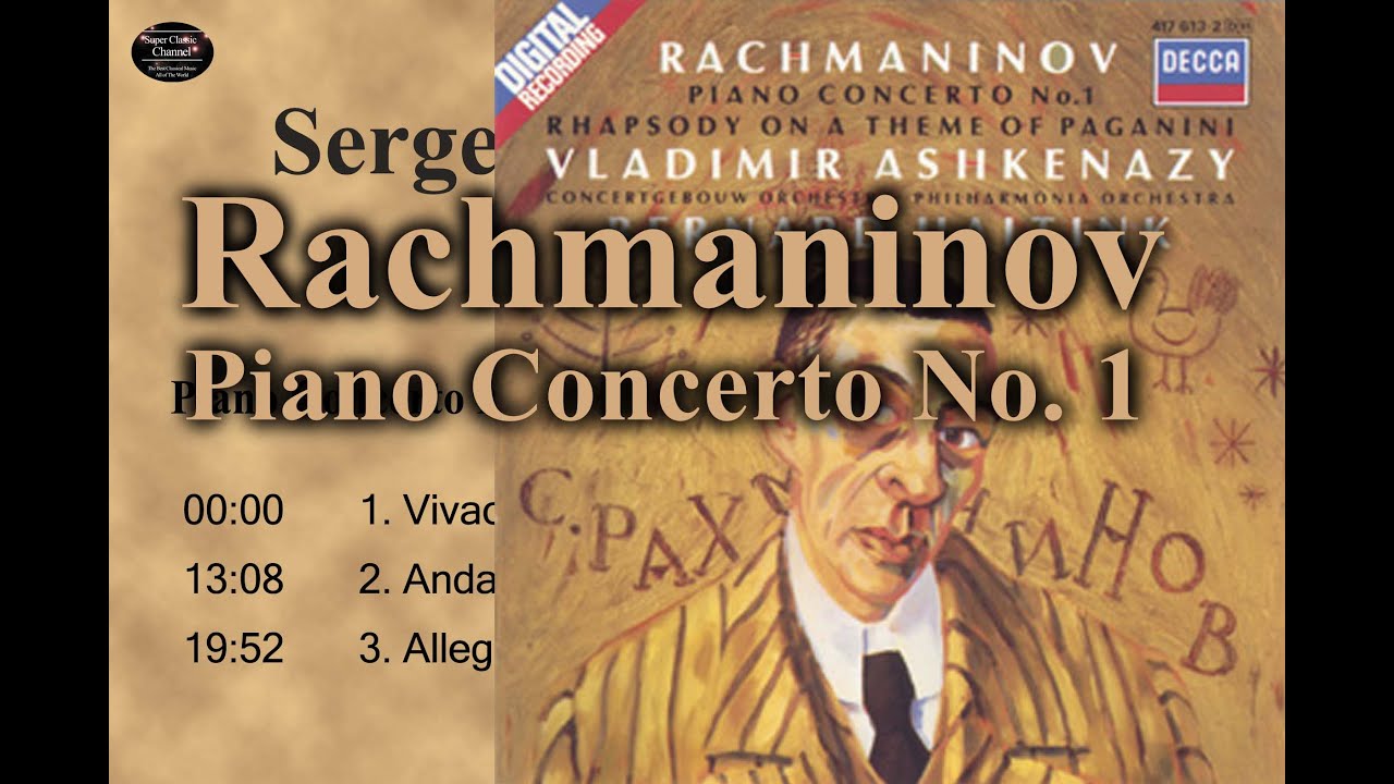 Rachmaninov Piano Concerto No. 1(Vladimir Ashkenazy 1986) - YouTube