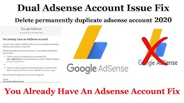 You already have an adsense account fix 2020 | How To Delete Adsense Account Permanently | In Hindi