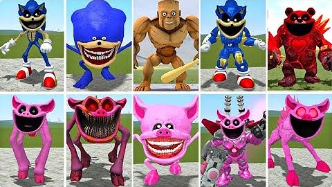 EVOLUTION OF NEW SONIC VS PIGGY SMILING CRITTERS POPPY PLAYTIME CHAPTER 4 In Garry
