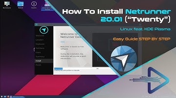 How To Install Netrunner 20.01 (“Twenty”) | Linux feat. KDE Plasma