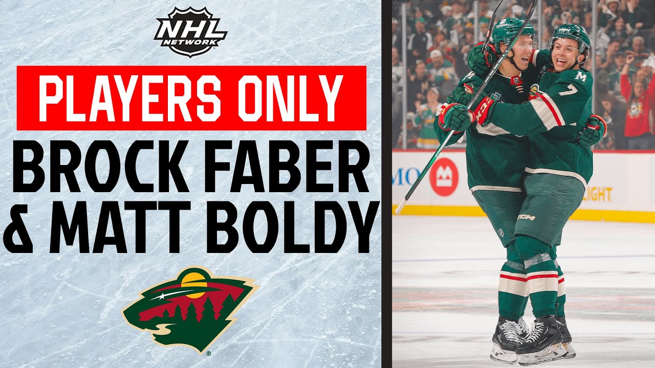 Players Only: Brock Faber & Matt Boldy talk 4 Nations Face-Off, playing ...