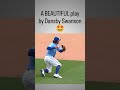 A BEAUTIFUL play by Dansby Swanson 🤩#baseball #baseballhighlights #viral
