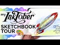 My Inktober SKETCHBOOK TOUR + a SNEAK PEEK of new drawings!