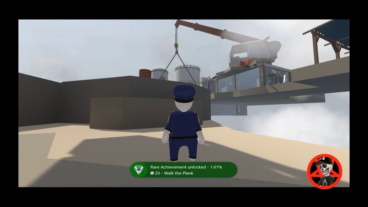 Human Fall Flat Achievement Walk the Plank YouTube