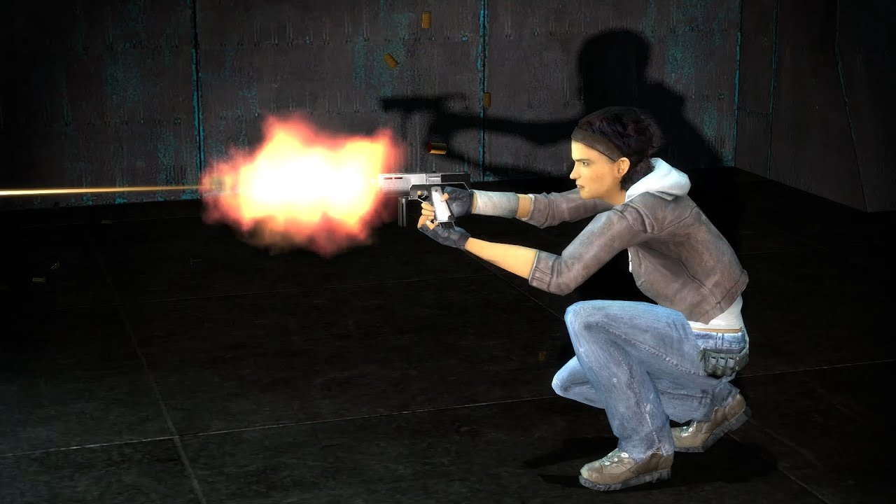 (Half-Life 2) Animated Machine Pistol "alyxgun"