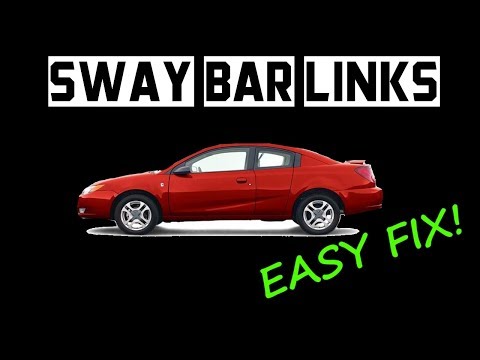 How to Replace Saturn Ion Sway Bar Links
