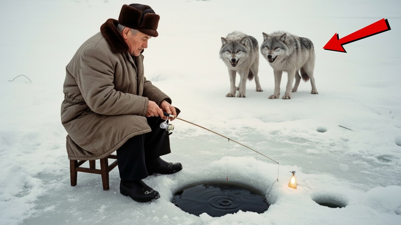 ВОЛКИ окружили СТАРИКА во время рыбалки. Через 3 минуты случилось НЕВОЗМОЖНОЕ