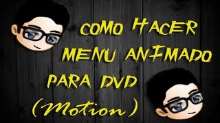 Menu animado para dvd (motion)