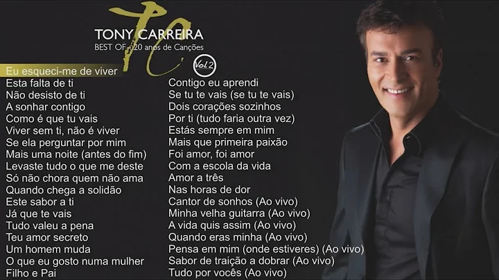 Tony Carreira - Best Of - 20 Anos de Canes Vol. 2 ...