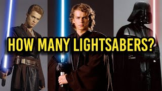 All Of Anakins Lightsabers Explained Canon