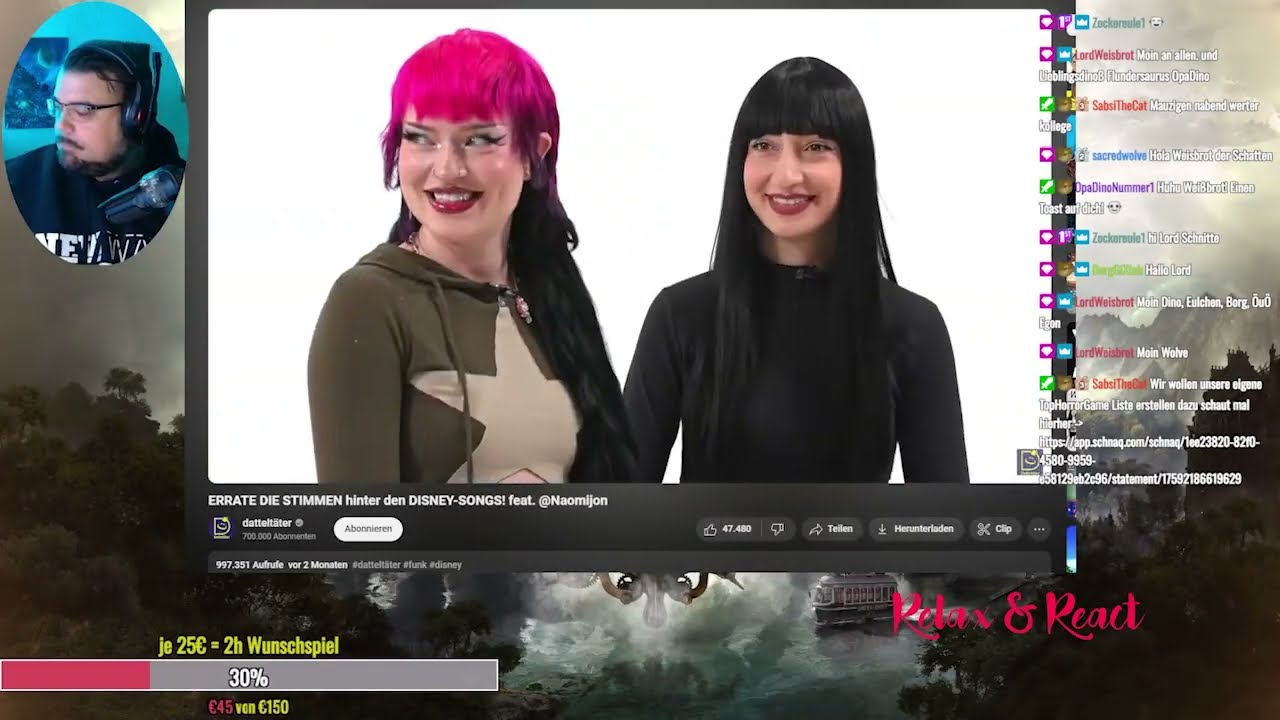 React: Welche DISNEY STIMME ist das?! - datteltäter - Livestream von 8.1.25