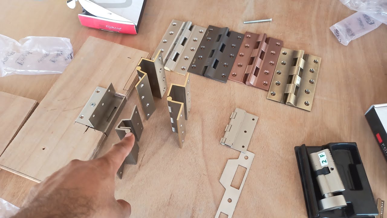 Duck, L, W बिहारी कब्जा कैसे लगाते है ? L hingis fitting 0 crack and 8 crack 16°'110° hinges install