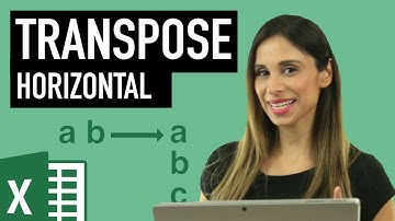 How to Change HORIZONTAL Data to VERTICAL in Excel (NO Transpose Function needed)