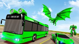 Flying  Bus Robot Car- Multi Robot Transform Game 2021 Rider Ashik screenshot 4