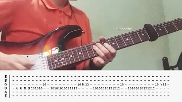 Reminder - The Weeknd (Tabs) (Electric Guitar Cover)