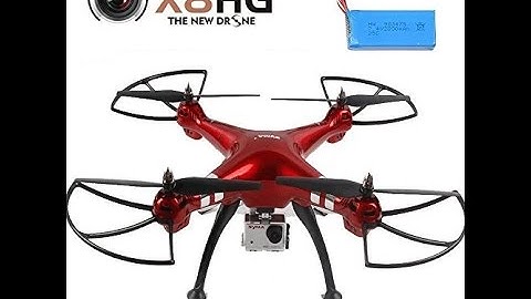 SYMA X8HG HD Camera Cradle Tilt Mod Side By Side Comparison