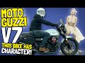 Moto guzzi v7 review a nice quirky bike  some say its the vespa of motorcycles