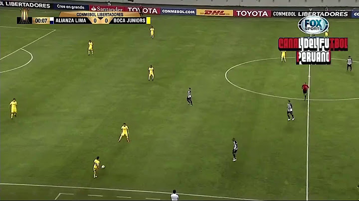 Alianza Lima Vs Boca Juniors 0-0 Copa Libertadores 2018 Fase de Grupos 1-3-18