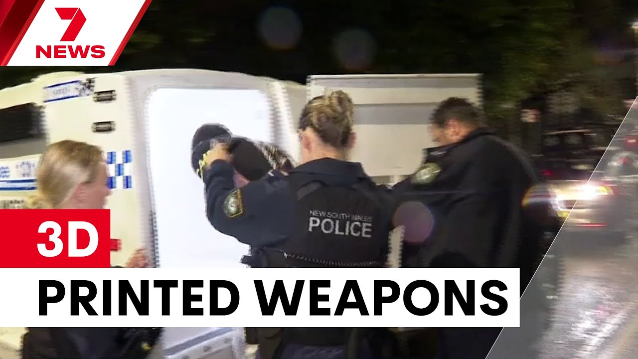 University student arrested over 3D printed weapons | 7NEWS - YouTube