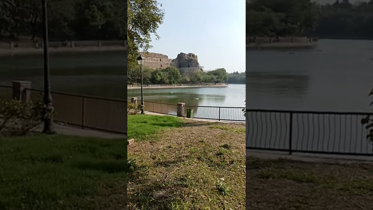 Old Fort's lake ( पुराना किला की झील ) full view Part 2
