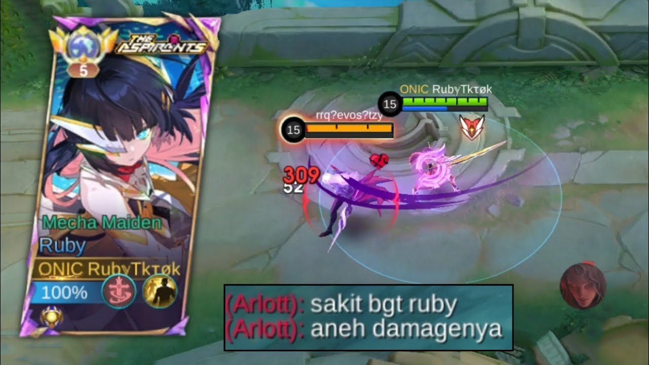 Detik-detik Ruby Buat Arlott Kena Mental Pakai Build Spellvamp & Full Cooldown!