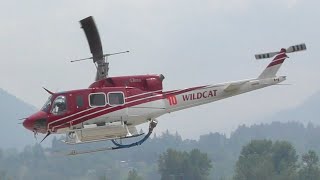 Bell 212 Helicopter Engine Startup and Takeoff