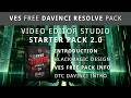 DAVINCI RESOLVE - FREE VES Starter Pack 2.0 & DTC 2026 Intro Demo