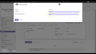 How to use Manufacturing Module in Odoo 10