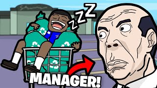 Horror Stories Of A Walmart Cart Pusher (My First Job Animated Story) | Yoyo 808 parody